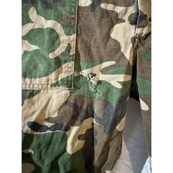 Ranger Men's VTG 70s Camo Cargo Pants Green Size M 32 Inseam Hunting Outdoor - Picture 3 of 7